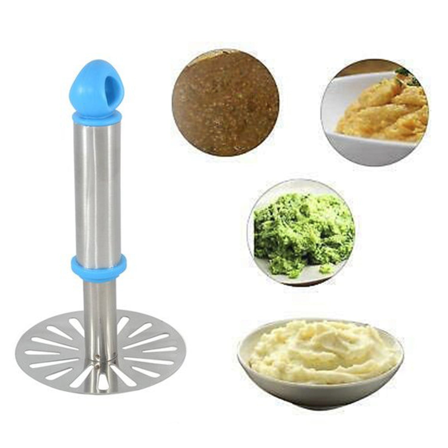 0586A Stainless Steel Potato Masher, PauBhaji Masher 0586A Stainless Steel Potato Masher, PauBhaji Masher